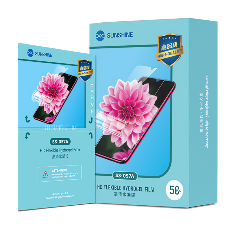 Film Hydrogel Flexible en TPH SUNSHINE SS-057A - 50Pcs (Code SUNSHINE) — Sunshine · Smarty Paris 18e